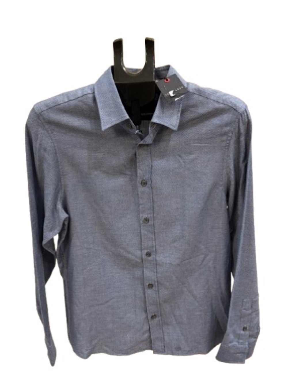 Ted Baker London Men's Blue Long-Sleeve Dress Shirt